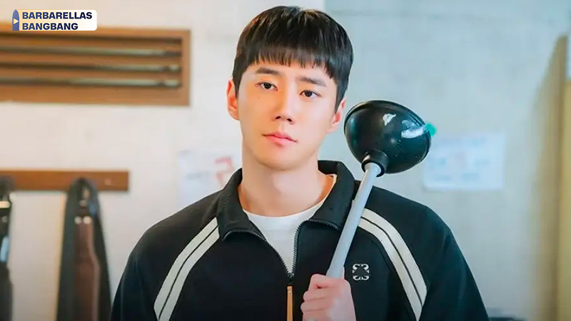 Kim Kwon chuẩn bị cho một cảnh quay thử thách trong phim